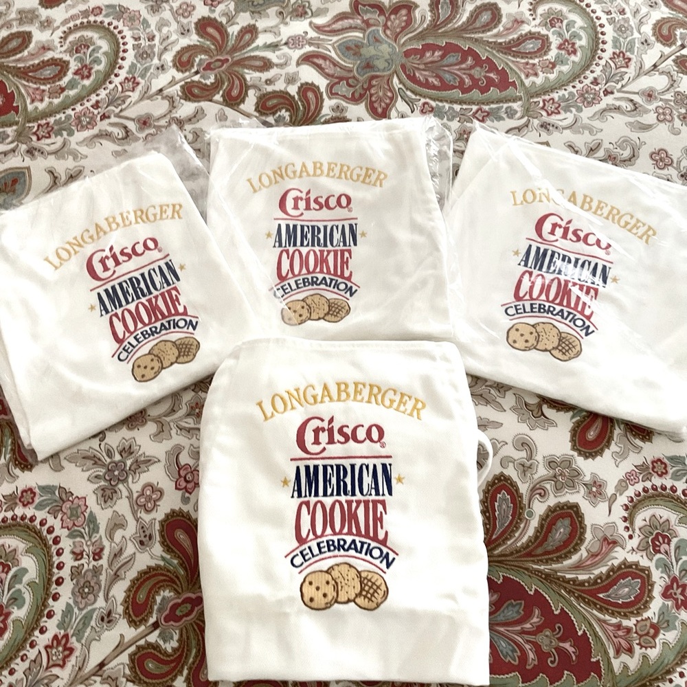 Longaberger Crisco American Cookie Apron - New, in package - 3 available